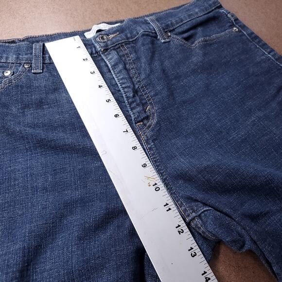 Levi's 512 Jeans Women 16M Dark Wash Bootcut Perfectly Slimming Western Rodeo - Picture 5 of 12